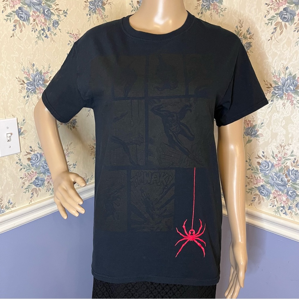 Marvel Lootcrate Lootwear Spider-Man Black Short Sleeve Unisex T-shirt, Size S